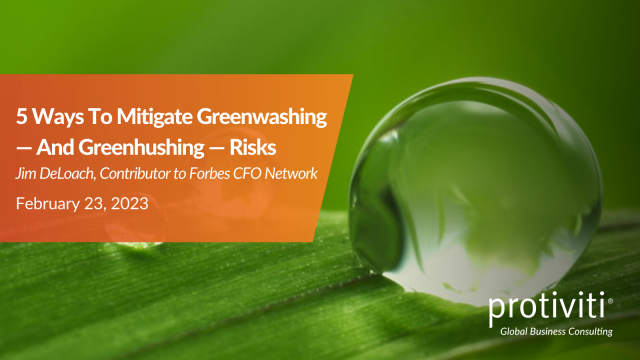 VBPatterson's tweet photo. Greenwashing and greenhushing are the last things a CFO wants to hear concerning the “E” in their organization’s ESG-related business practices. Learn why finance leaders should act now to reduce these risks. https://t.co/743HBrxbh3 https://t.co/jVHVJVcsd7