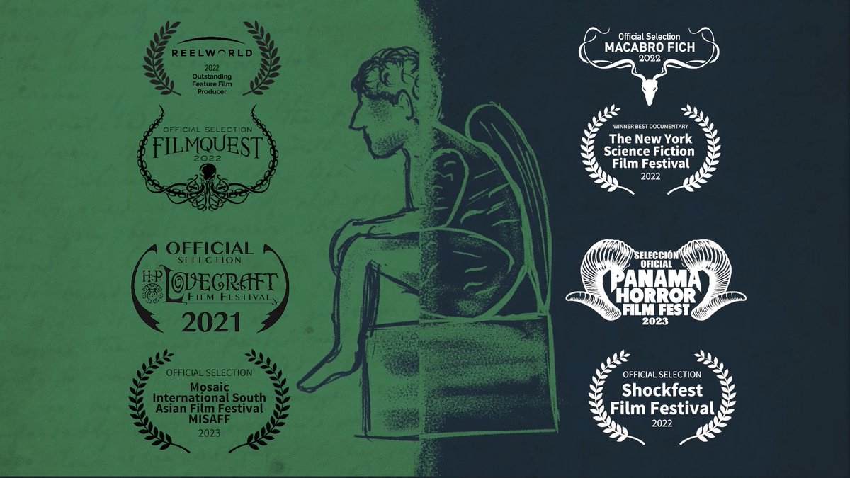 Last two screenings of Exegesis Lovecraft! <a href="/Panamahorror/">Panamá Horror Film Fest</a> running from March 2nd to the 5th and <a href="/mosaic_misaff/">misaff</a> at the Mississauga Living Arts Centre on March 24th. I’ll be in attendance for the second screening. So come &amp; say hi!