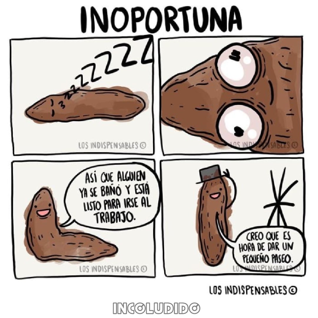 IncoludidoCL's tweet image. Cuidado con las sorpresas y siempre recuerda llevar tu rollo de papel higiénico #incoludido ❤️
