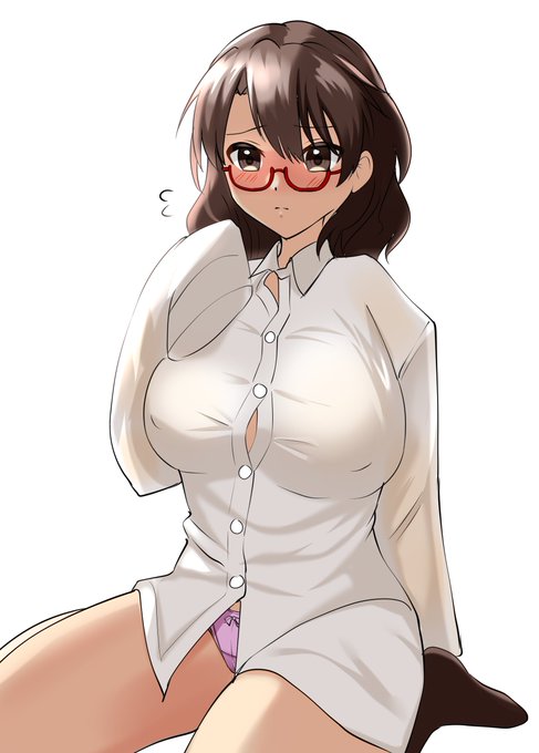 川井さん(@kawai_yade)のラフを勝手にもらって描きました!董子ちゃん!董子ちゃん! 