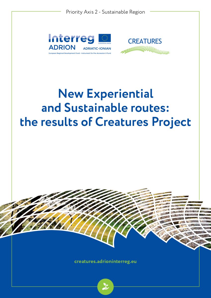 #projectresults
🤩The #CREATURESproject final report  is finally out and it will allow to learn more about the #results achieved by the project, also inspiring new future projects and networks), thus enhancing the project dissemination action.
👉 Info: creatures.adrioninterreg.eu/library/the-cr…