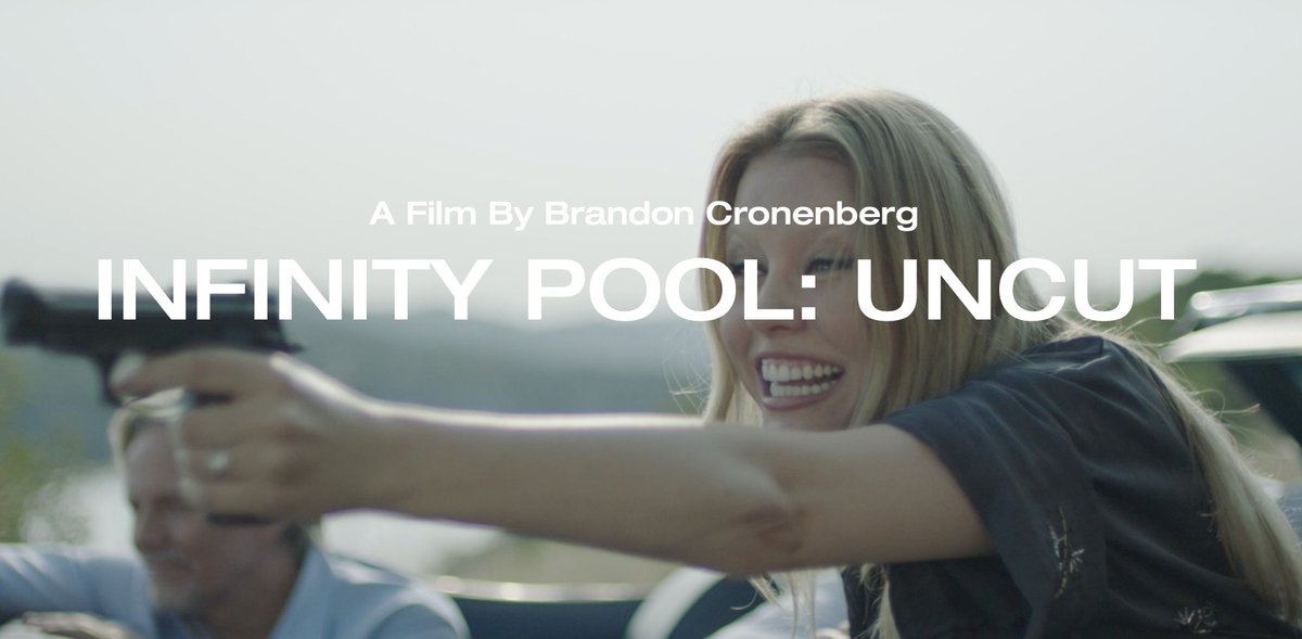 WhenToStream's tweet photo. Infinity Pool: Uncut (2023)
Streaming Now
NEON Cinema
#InfinityPoolUncut
#InfinityPool https://t.co/bcrmeNHhXs