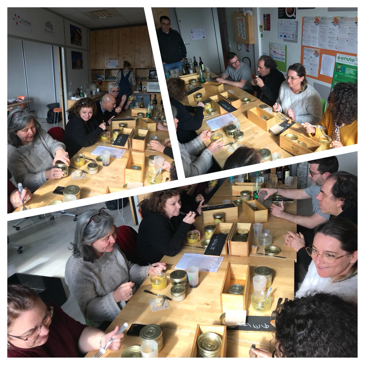 Conseil d'Administration ce jour, temps convivial entre membres.
Sinon, réflexions sur la stratégie de la #coopérative et la mutualisation des services, rien que cela ! 😀
#CAE #SCOP