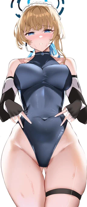 ハイレグ 「V」#ブルアカ 