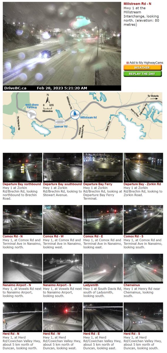 DriveBC on Twitter "Snowfall in progress [5 15 cm ️snow] BCLowerMainland SunshineCoast [
