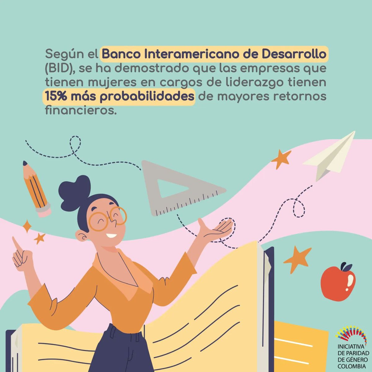 IPG_Colombia's tweet photo. ¿Sabías estos datos relacionados con el liderazgo femenino en las empresas y organizaciones?

#EmpresasconEquidaddeGenero #Colombia https://t.co/wRZNBaJMp4