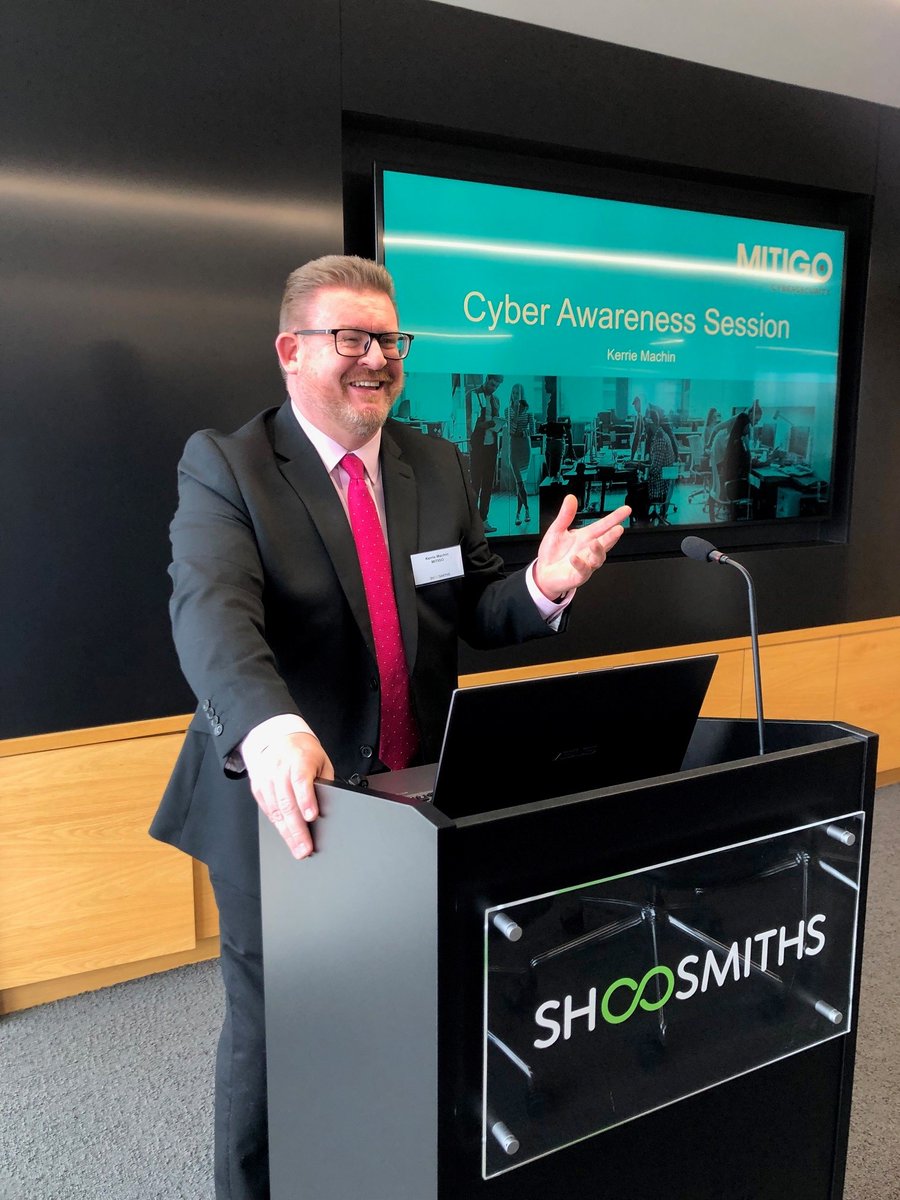 PIMFA_UK's tweet image. Does the threat of #cybersecurity keep you awake at night?

@MitigoGroup&apos;s Kerrie Machin is now informing everyone in attendance at our Leeds Regional today what cyber security is, how it can affect everybody, and what you can do to help prevent it. 

#cybersecurity #emailhacking