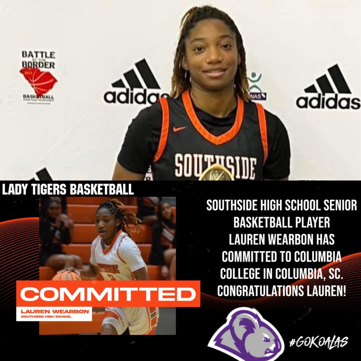 Congratulations to 2023 guard Lauren Wearbon on her commitment to Columbia College! We are proud of you!
#FBCinSC 💪🏾🏀💪🏾
#scholarships ✍🏾 
#jointhemovement 🫵🏾
#whowillbenext 👀