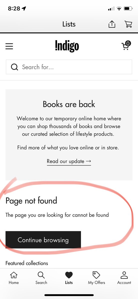 AngeliaMeffe's tweet photo. @chaptersindigo When will we be able to access our personal book wish-lists again? https://t.co/eNBXnrvC9Y