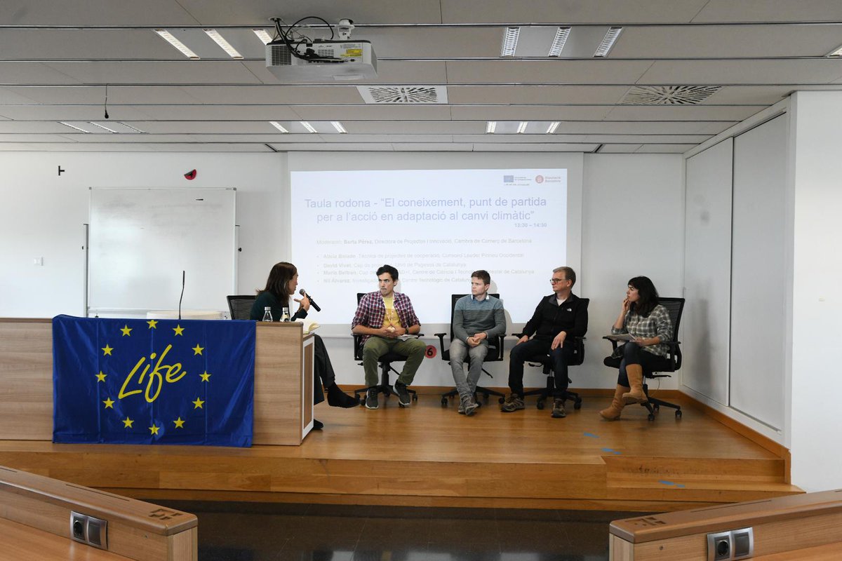 2 taules rodones #LifeeCOadapt50: “L’acció estratègica territorial en l’impuls de mesures d’adaptació al canvi climàtic” i “El coneixement, punt de partida per a l’acció en adaptació al canvi climàtic”