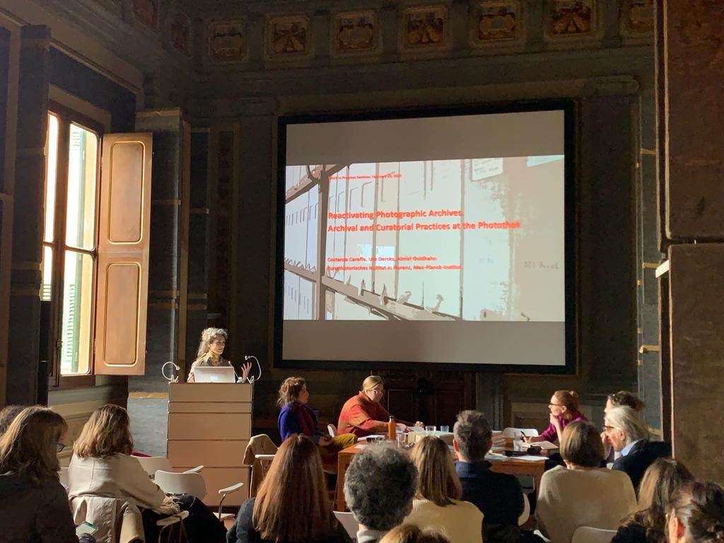 Great to hear from colleagues Costanza Caraffa, Ute Dercks, Almut Goldhahn this morning about archival and curatorial practices in the Photothek.