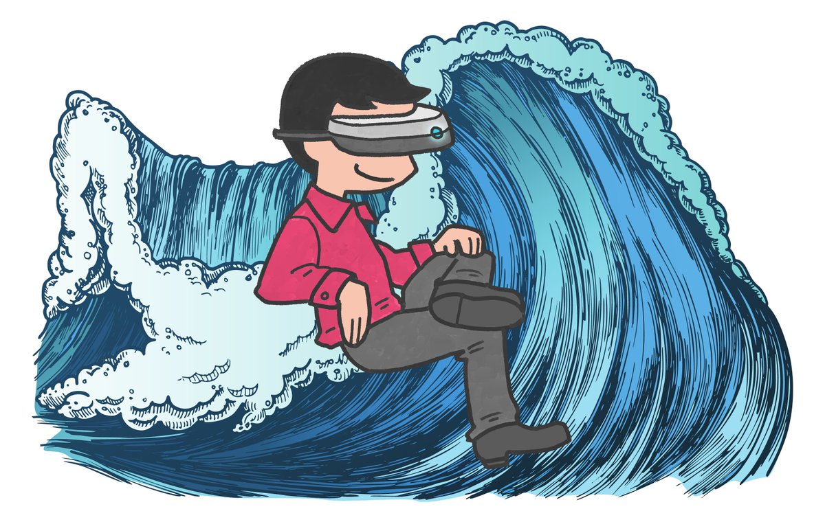 blackrNFTEnthu1's tweet photo. Augmented reality: the tech that'll make you believe you can do anything until you want to jump in the middle of the pacific. #augmentedreality #augmentedcolorreality #augmentedvirtualreality #augmentedrealityart #augmentedrealitygame #augmentedrealitymarketing https://t.co/ktbERsj5wY