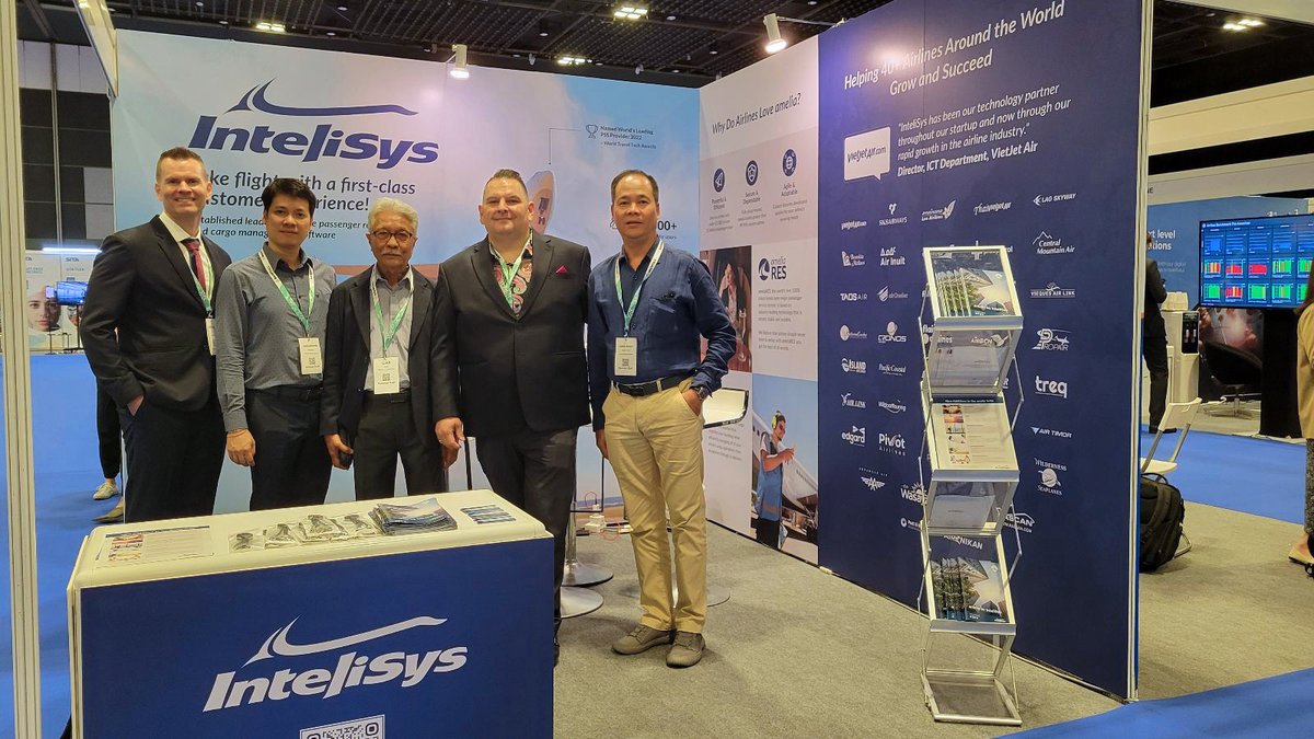 InteliSysAv's tweet photo. Our team is thrilled to be part of this year's Aviation Festival Asia 2023. Visit us at the festival until March 1st to learn about everything new &amp; exciting in amelia!
Venue: Suntec, Singapore Convention and Exhibition Centre. From 9AM-4PM SGT (UTC +8) at Booth F17. https://t.co/klnyAeUq5K