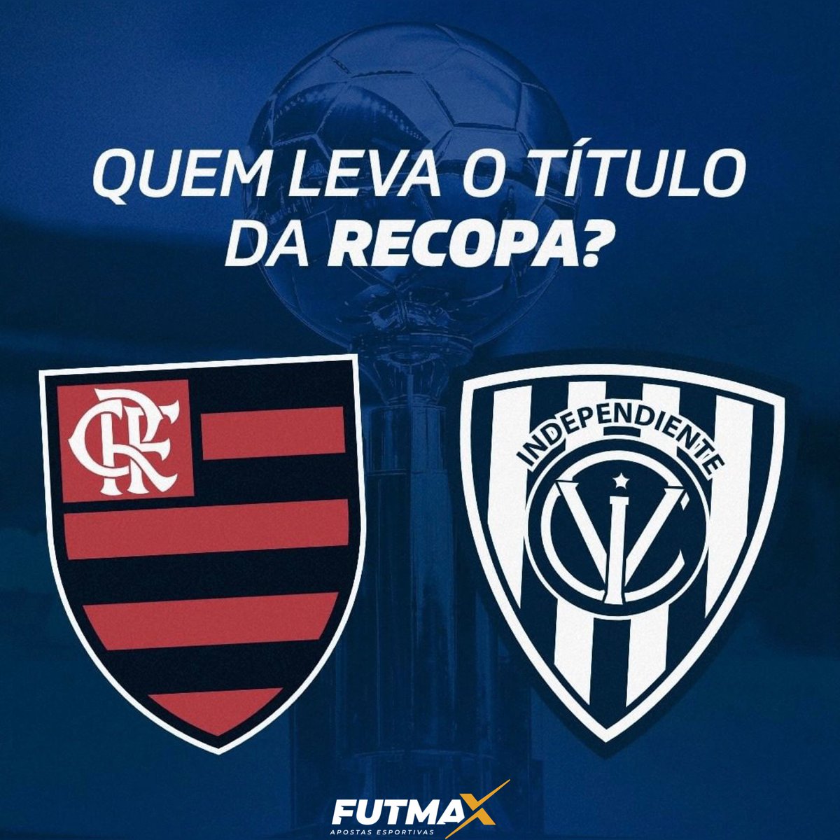 Futmax_io's tweet photo. Flamengo saiu em desvantagem no ultimo jogo. Será que consegue reverter essa situação jogando em casa?
#flamengo #finalrecopa #recopa https://t.co/ALZFIK3iSu