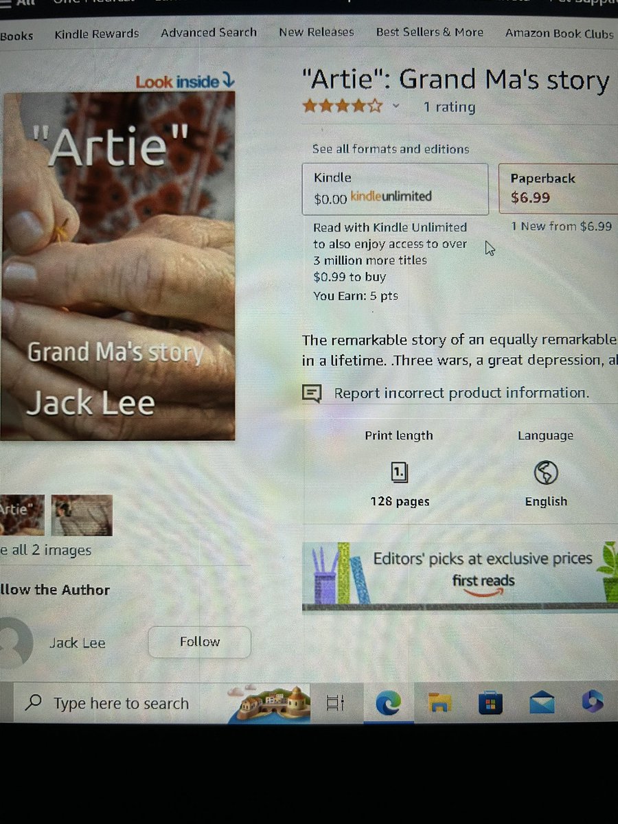 Changed some things . Hardcover no longer available . Lowered the price and switched to pback / ebook . Amazon for now but soon in other outlets as well . The biography of a fascinating woman struggling through tumultuous times and circumstances in Appalachia