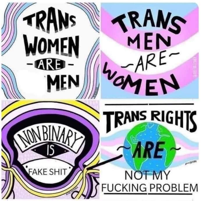 Queenkatinka's tweet photo. @billybragg It’s not spiteful to tell the truth.

Women tried being kind with pronouns and the like, and found porn-addicted AGP men in dresses insisting on being called actual women and demanding access to our private spaces.

We’ve had enough. 

#WomenWontWeesht #TransWomenAreConMen https://t.co/1Tl5zZC4Jg