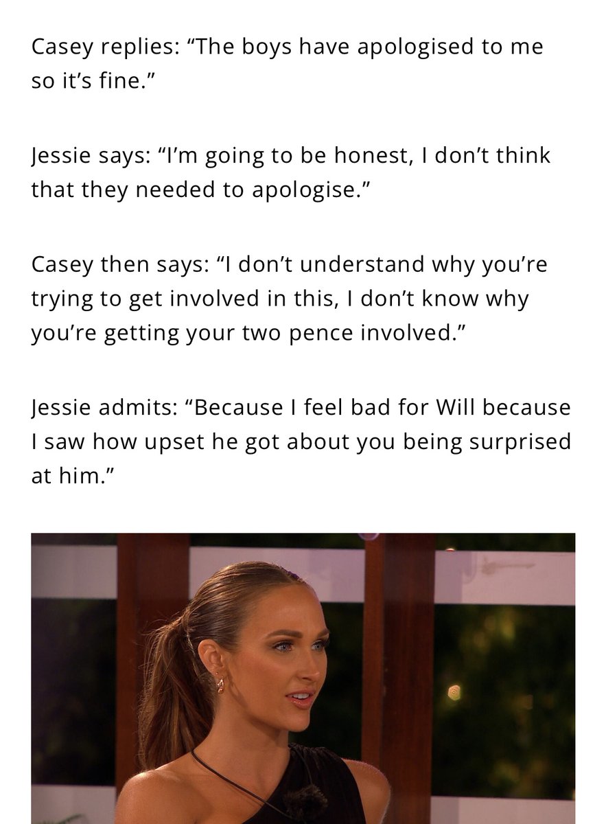 sanaravishing's tweet photo. Casey ATE JESSIE UP do you understand? He ate that bitch up, pls HES so REAL why is she tryna get her two pence in this situation when it’s got NOTHING to do with her??

#loveisland https://t.co/tYLpPN4HjN
