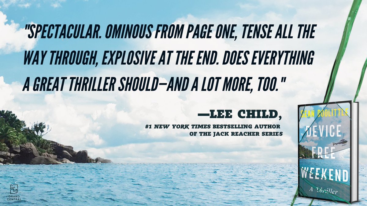 seandoolittle's tweet photo. My new thriller, DEVICE FREE WEEKEND, is on sale today. Hope you check it out!

IndieBound: https://t.co/aaxPq9mOtn
Amazon: https://t.co/Gn88VsHEql
B&amp;N: https://t.co/K92ZU9BvHW https://t.co/RGMBFQy7dX