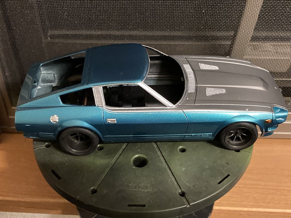 indigostar2770's tweet image. マイクロエースS130Zのガラス取付に苦戦中

#アリイ
#マイクロエース
#280Z
#130Z