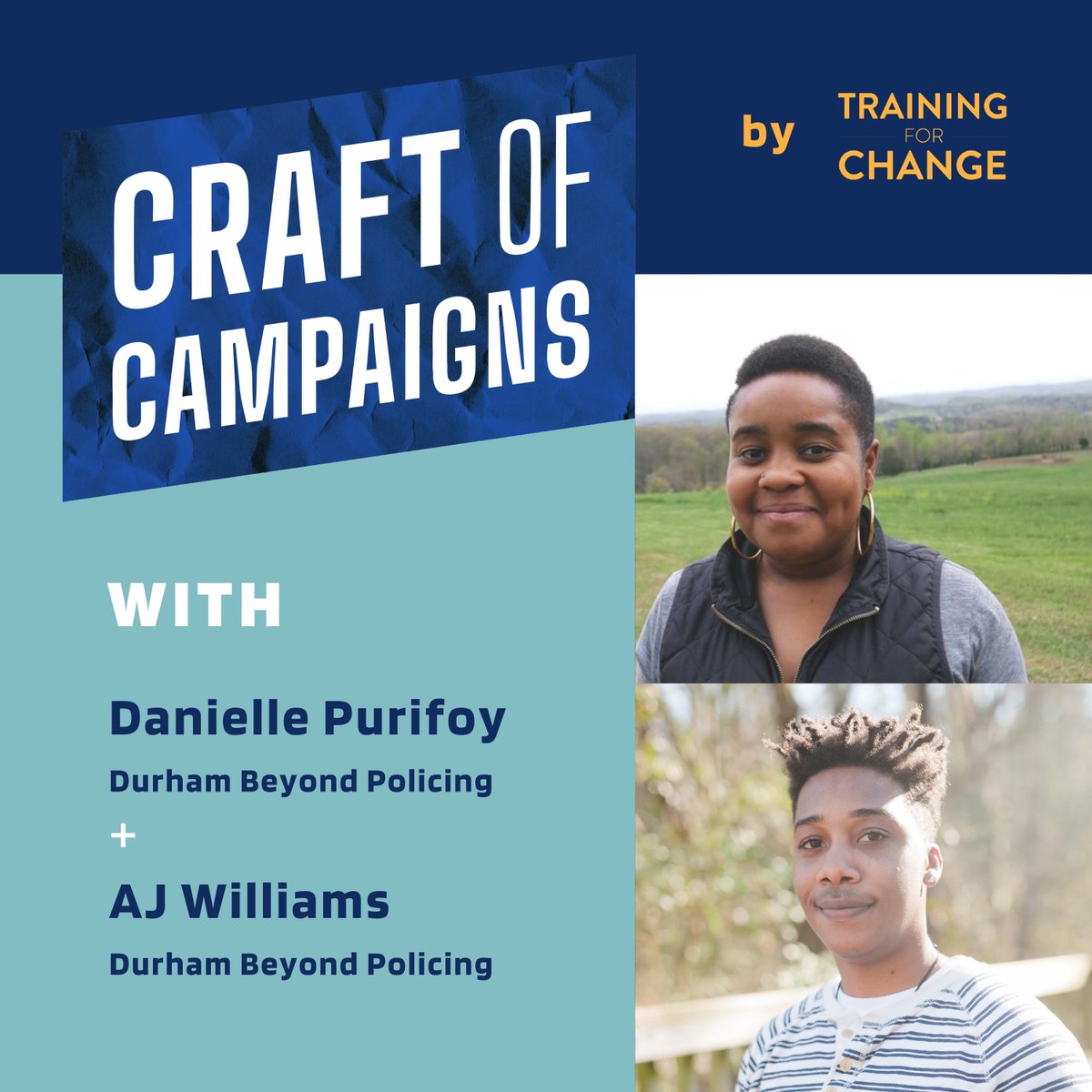 In our last season 1 episode  <a href="/DRMBeyondPolice/">Durham Beyond Policing</a>  discuss campaigning lessons from becoming the first Southern city to invest in real alt’s to policing 🎧 + 📓 tiny.cc/craftpod #craftofcampaigns