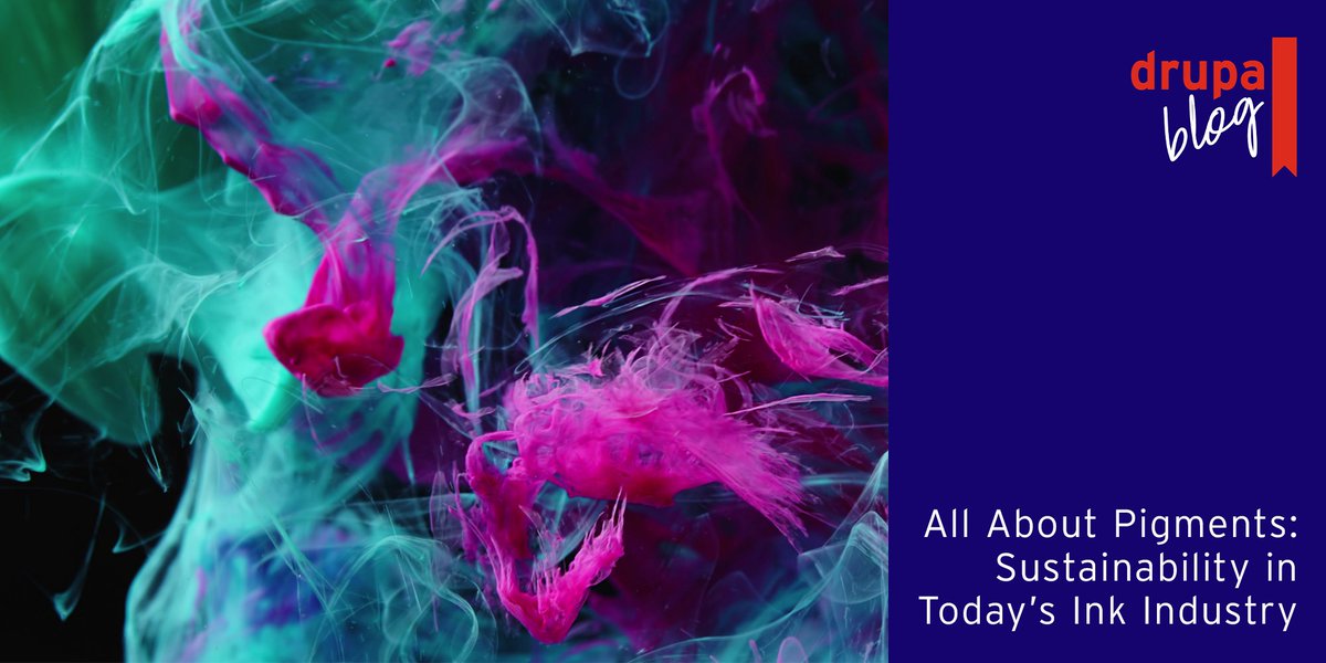 As #climatechange also poses challenges to the #printingindustry, #pigment manufacturers are developing innovative &amp; more environmentally friendly solutions. Our newest #drupa blog post draws closer the #sustainability goals of ink makers around the world: blog.drupa.com/de/sustainabil…
