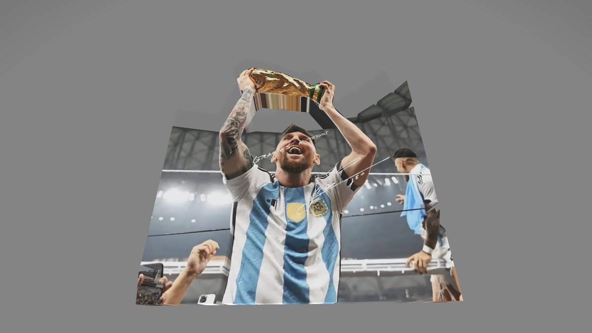 3DNFTMessi's tweet photo. For all @TeamMessi fans, this one-of-a-kind 3D #NFT of Messi's World Cup glory is a unique addition to any collection. Only one available on https://t.co/UHevaDs6WB
#Messi #MessiNFT #WorldCupGlory #ArgentinaChampion #DigitalArt https://t.co/lGTdENnZkM