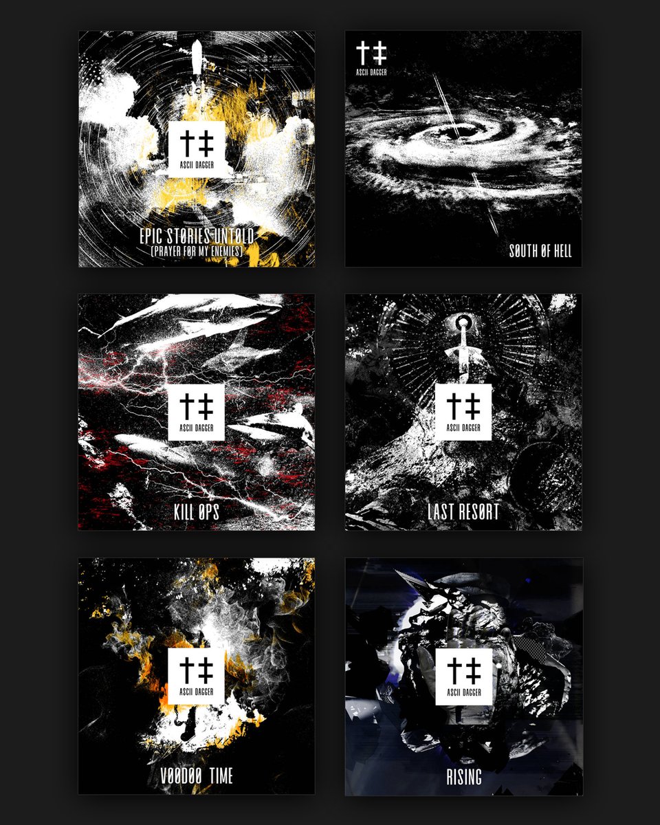 💥 New music soon out soon💥 

In the meantime, here's a recap of our releases: 
🗡️ Epic Stories Untold (Prayer for my Enemies) 🎬
🗡️ South of Hell (EP) incl. Ghost 🎬
🗡️ Kill Ops
🗡️ Last Resort 
🗡️ Voodoo Time 
🗡️ Rising

All tracks are available on the usual platforms

⚔️🖤⚔️