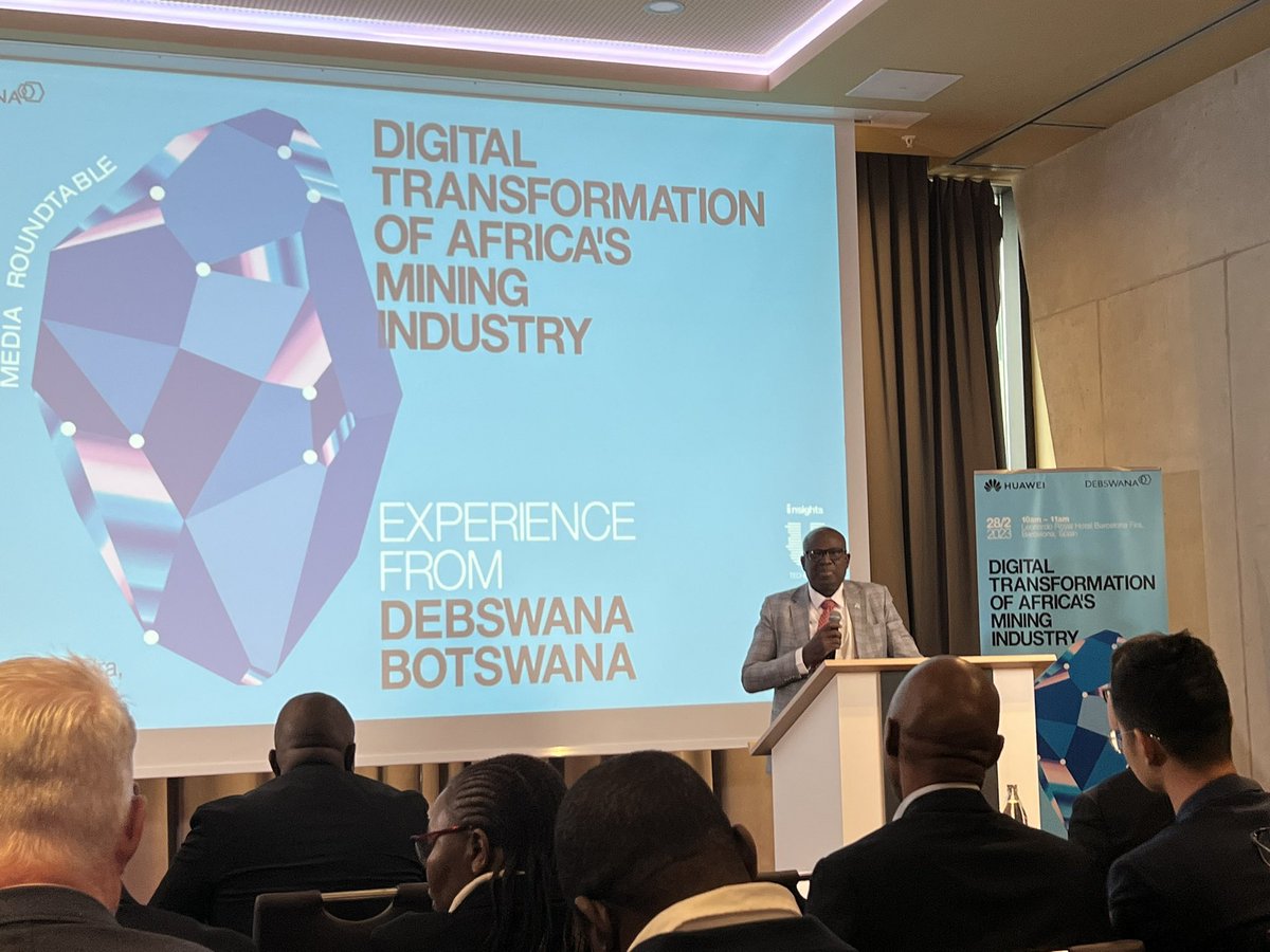 NeilCattermull's tweet image. A great example of #DigitalTransformation within the #mining industry and making a difference for local communities too! 

 - Free connectivity to villages
- 150 micro technical services being released soon! 
- by 2036  move from middle income to high income in @Botswana #mwc23