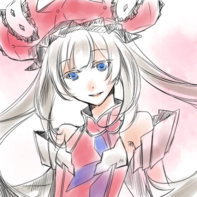 マジで7年以上前の落書きだけど今でも見せられるおなご絵このあたりかなー 