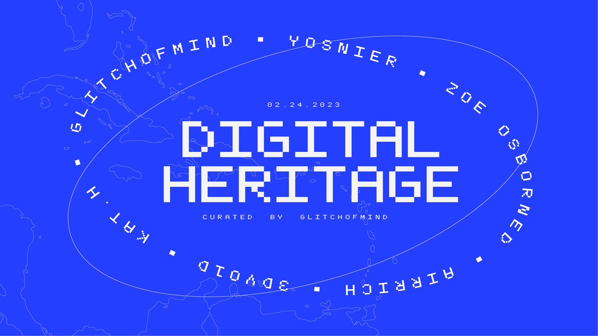 💎DIGITAL HERITAGE 💎

My first curation on <a href="/SuperRare/">SuperRare</a> is live!

Can't be more grateful to the artist who join us in such a short notice.

Go &amp; Check out the work of the amzings artist <a href="/Yosnier_/">yosnier</a> <a href="/thezoekid1/">Zoe Osborne</a> &amp; new onboarded artist <a href="/creativepowerr/">Creativepowerr</a> @3DBystander <a href="/planetairich/">planetairich</a> 💎

1/