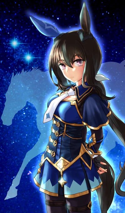 名前も無い「もう一人の私」のために、私は走り続ける…#ウマ娘プリティーダービー  #アドマイヤベガ 