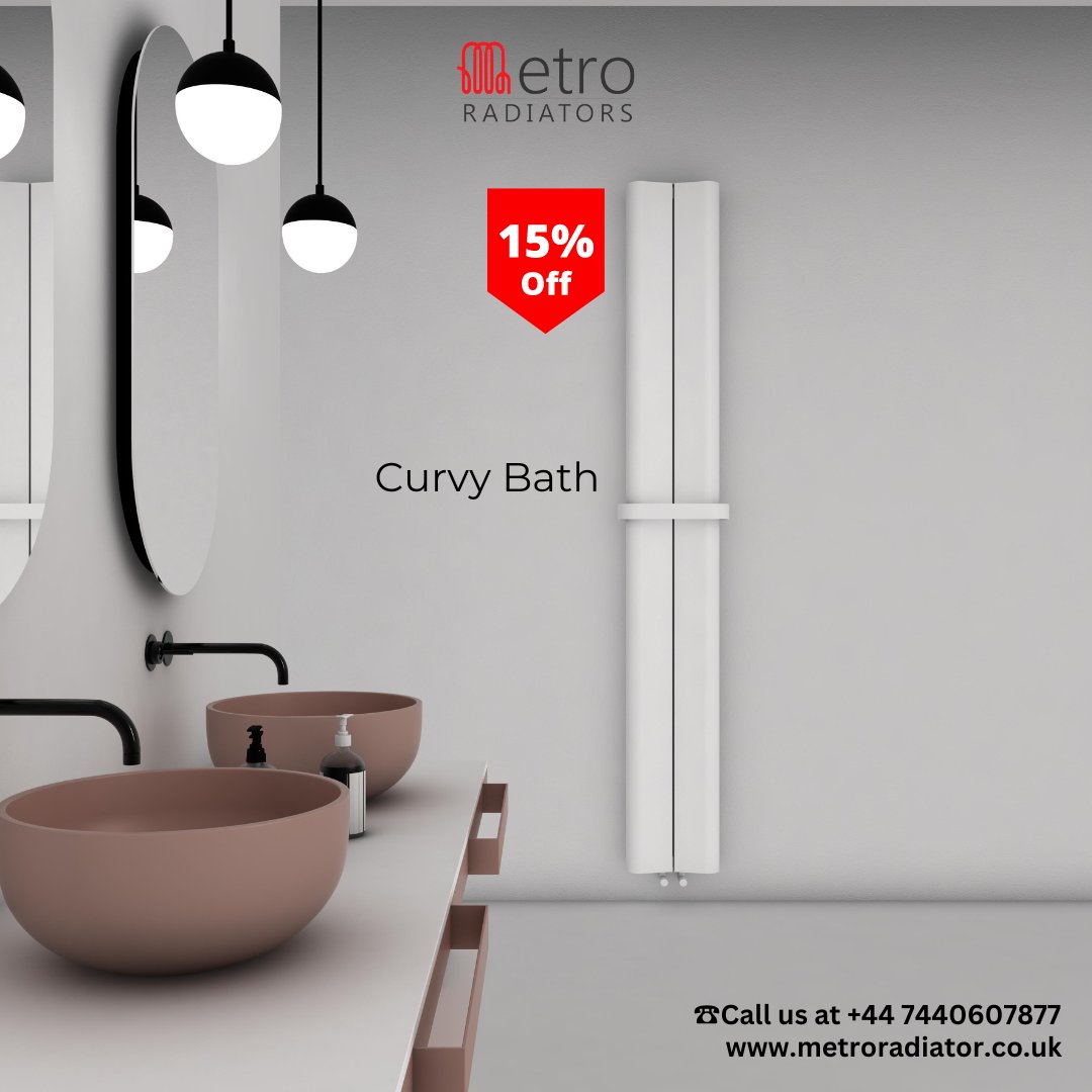metroradiators's tweet image. Curvy Bath is Sleek and modern aluminium designer towel radiator a true focal point for any space.

Get 15% Off on Purchase

☎️Call us at +44 7440607877
metroradiator.co.uk

#radiator #londonlife #designerradiator #londonhotel #londoninteriors #londoninteriordesigner