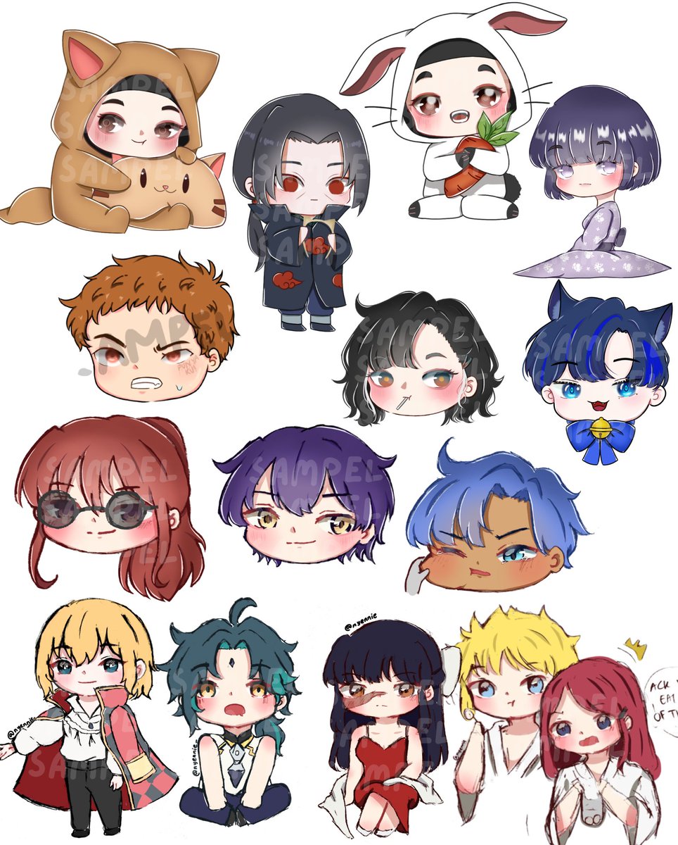 Nyennie_'s tweet photo. okee karna aku masih agak longgar dan hape ku udh perlu bgt diganti dan masih kurang dikit lagi, jadi aku open
"SEMI URGENT CHIBI COMMISSION" 
- headshot 30 rb
- full body 55 rb 
untuk sampel lainnya ada di reply yaww (～￣▽￣)～

boleh bantu RT+like nyaa :"" https://t.co/tCIyweE2Jz