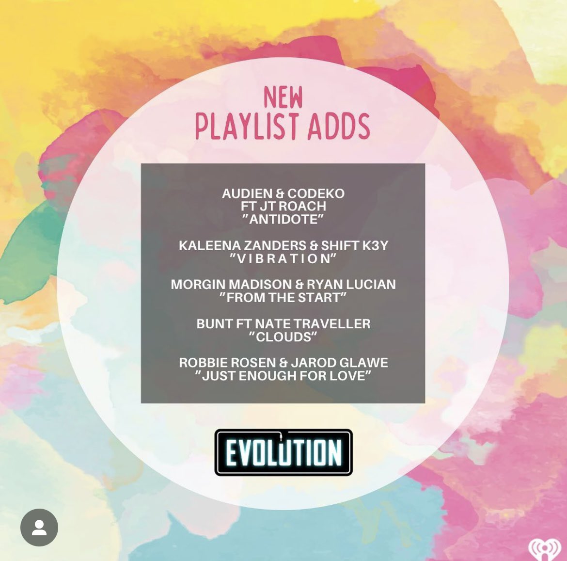 Huge congrats to <a href="/robbierosenlive/">Robbie Rosen</a> and <a href="/jarodglawe/">Jarod Glawe</a> for picking up a rotation ad at <a href="/iHeartRadio/">iHeartRadio</a> Evolution with their new track Just Enough For Love. It's out everywhere on Blue Dot at your favorite store --> iheart.com/live/evolution…

#radio