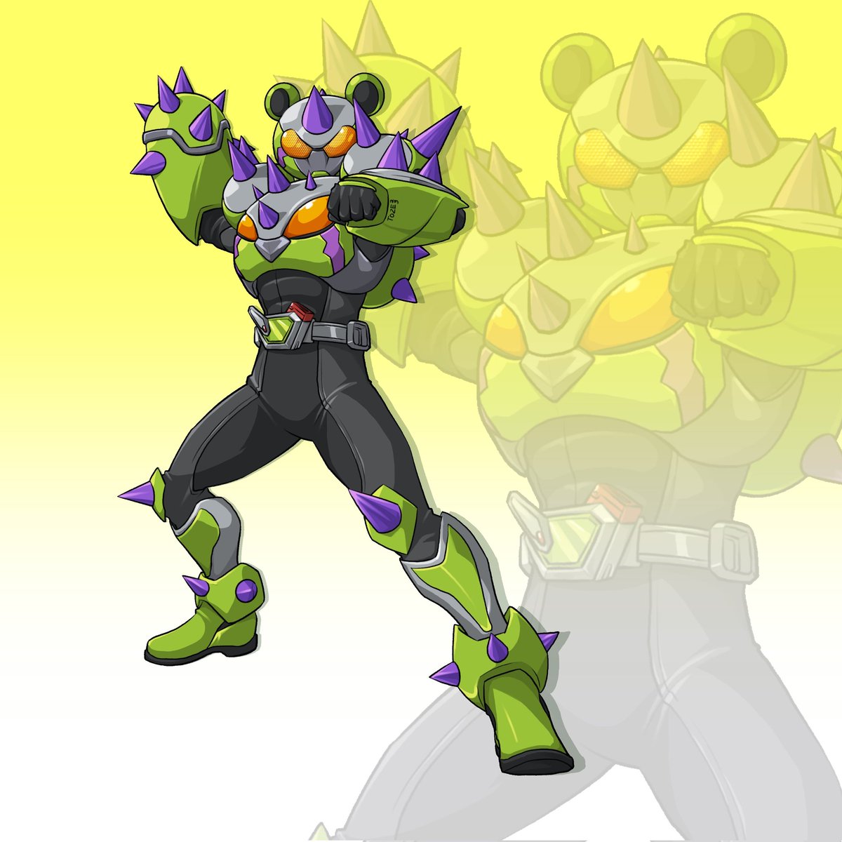 Kamen Rider Teddy Cactus superform