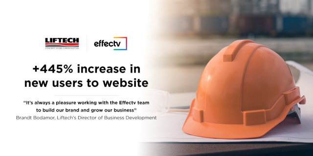 JoeReidEffectv's tweet photo. Liftech, Colorado’s choice for foundation repair, was looking to increase #brandawareness and drive website traffic. Read how they partnered with @Effectv to create a strategic campaign and achieve their goal. #ComcastEmp https://t.co/kAZCxnvq2s https://t.co/H97Yo4F9Qs