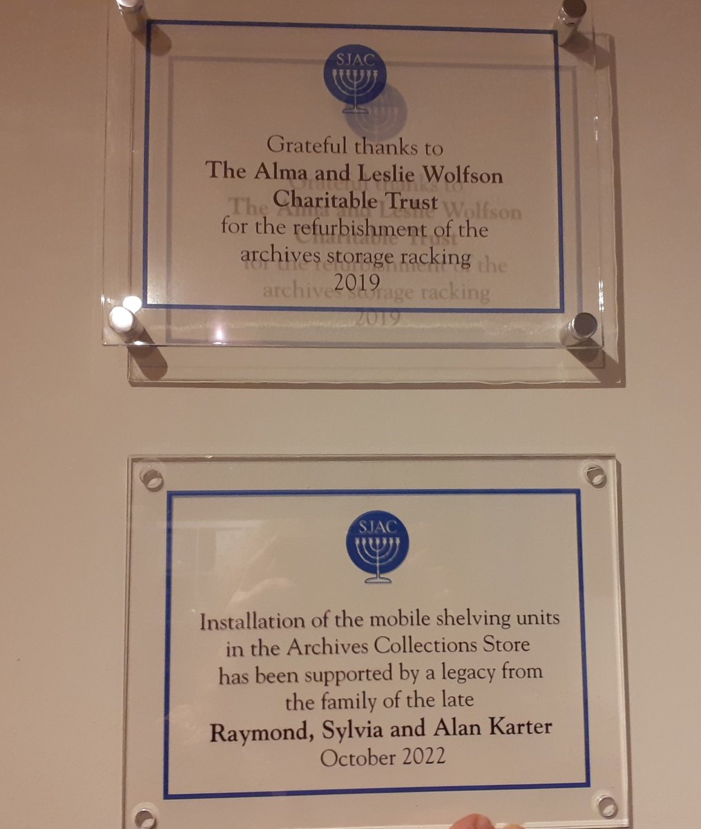We've been very privileged to have the support of wonderfully generous donors over the last few years who have allowed us to kit out 2 full rooms of archival storage - thrilled to now have so much space for our collections!  #ScottishArchivesDay