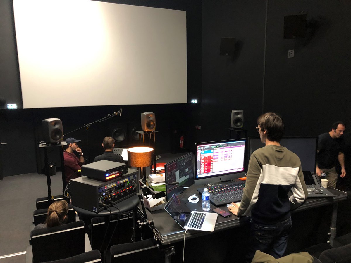 CBastideRouge's tweet photo. Aujourd’hui à @CBastideRouge,
La société Kyrne Productions réalise leur #postsynchronisation et leur #montageimage dans notre auditorium avec @Dissident_Films pour leur court métrage, « ÊTRE ANGELA » de Tim Aspert.
Tout est réuni pour une #postprod réussie !
#bastiderouge https://t.co/3RE0QB2Uro