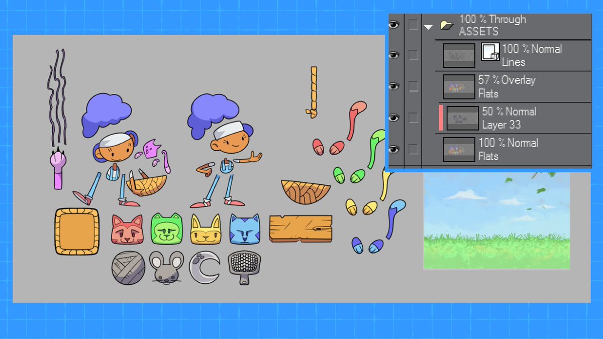 clipstudiopaint's tweet photo. If you are thinking about combining your passion for drawing and your interest in videogame development you may want to have  look at this tips series teaching you animated graphics for games by @dadotronic 
https://t.co/XxCaP2cchc https://t.co/5XuAG5zuge