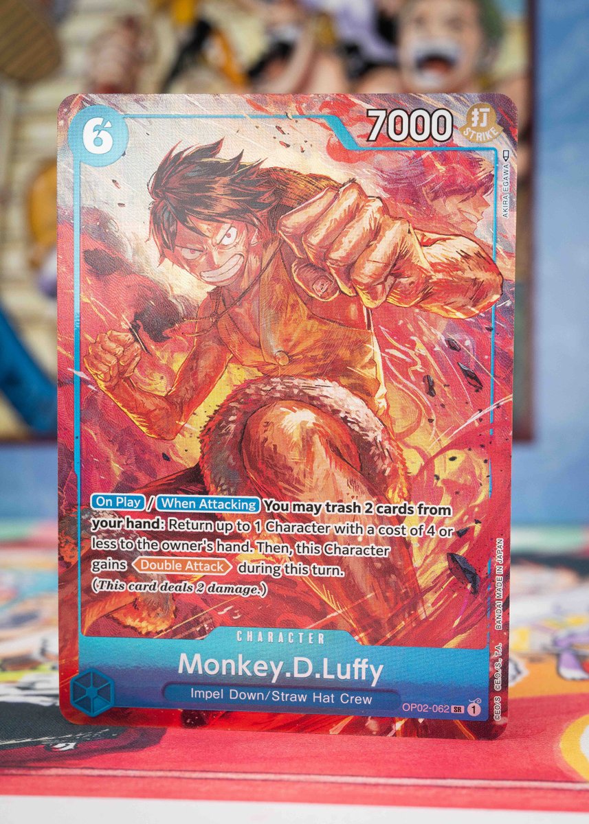 ONEPIECE_tcg_EN's tweet photo. [PARAMOUNT WAR OP-02]

Hello ONE PIECE Pirates!

Check out today’s alternate art cards!

Experience everything PARAMOUNT WAR has to offer when it releases on March 10, 2023. 

ONE PIECE CARD GAME TEAM

•Product Page
https://t.co/rU6y16HcuD

#onepiece #onepiececardgame https://t.co/VuCZo8ZMf3