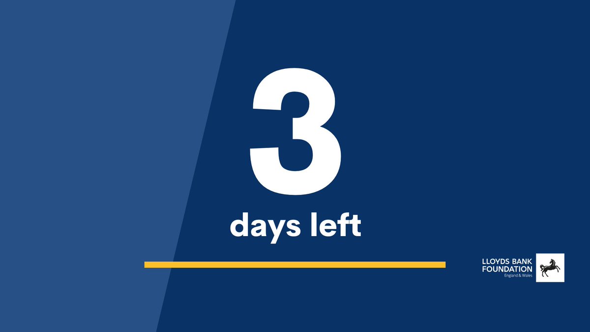 We'll be awarding 70 unrestricted grants of £75,000 for specialist #SmallButVital charities this summer. But be quick! The deadline to send your completed application in is THIS Friday, 5pm. Visit our website to complete your application bit.ly/3ARVnAf