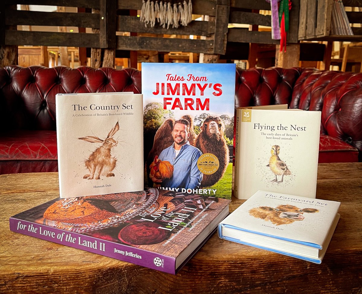 We have a range of books in The Farm Shop for all ages! 📚 From Jimmy's 'Tales From Jimmy's Farm' to the beautiful 'Wrendale Design' illustrated books, there is something for everyone just in time for World Book Day! 💙 #BIAZAZooTales #WorldBookDay