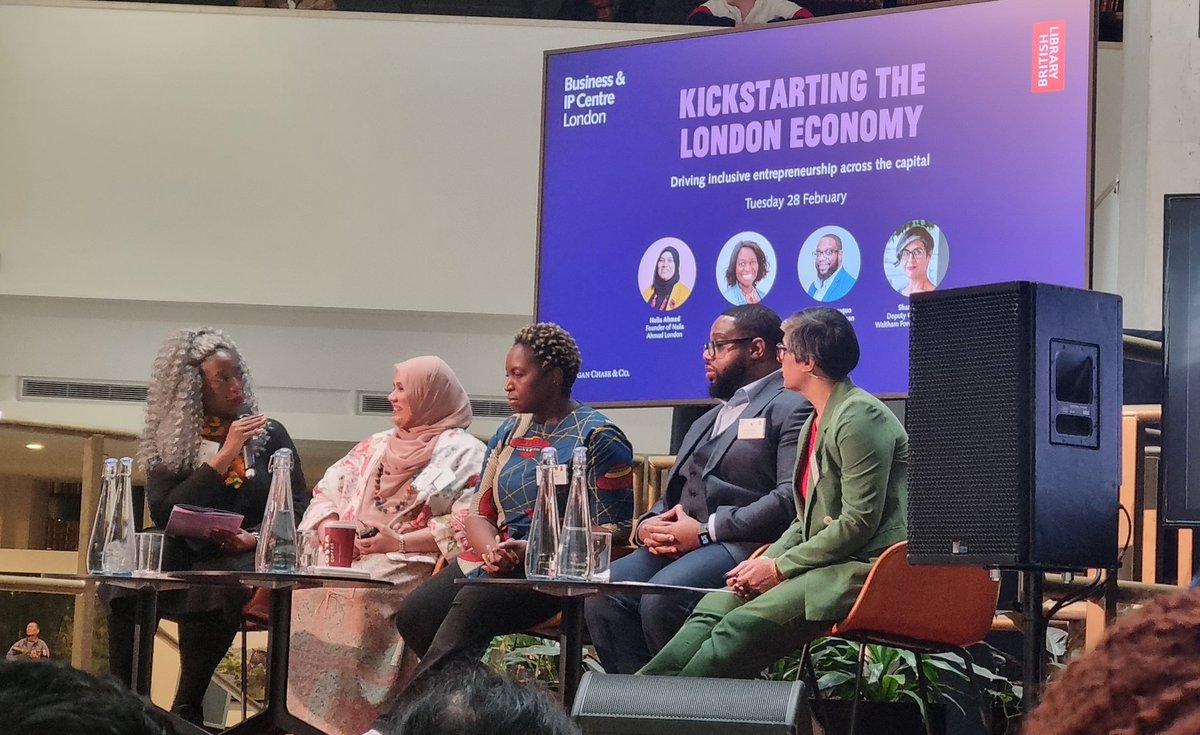 MelChayse's tweet photo. Was a pleasure to be invited to this amazing event "Kickstarting the London Economy" this morning in conjuction with @britishlibrary @BIPC and @jpmorgan. Full circle moment as I launched @CHAYSESBookClub at The British Library in 2016! @aimafidon was a fantastic host☺️ https://t.co/Tbmo3DorDH
