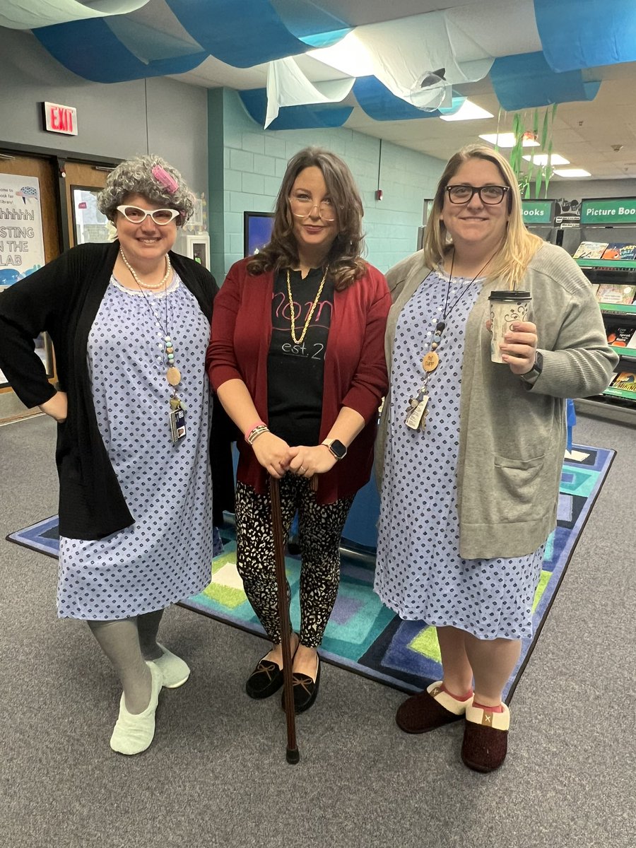 We got special guests Grandma Sears, Grandma Weddle, and Grandma Shipp to come to school for the 120th day of school! They also visited the book fair to get some awesome books! <a href="/SlaughterES/">Slaughter Elementary</a> <a href="/mssears5/">Kristen Sears</a> <a href="/LJWsBaseballMom/">Stephanie</a> #slaughterstrong2223 #120dayofschool