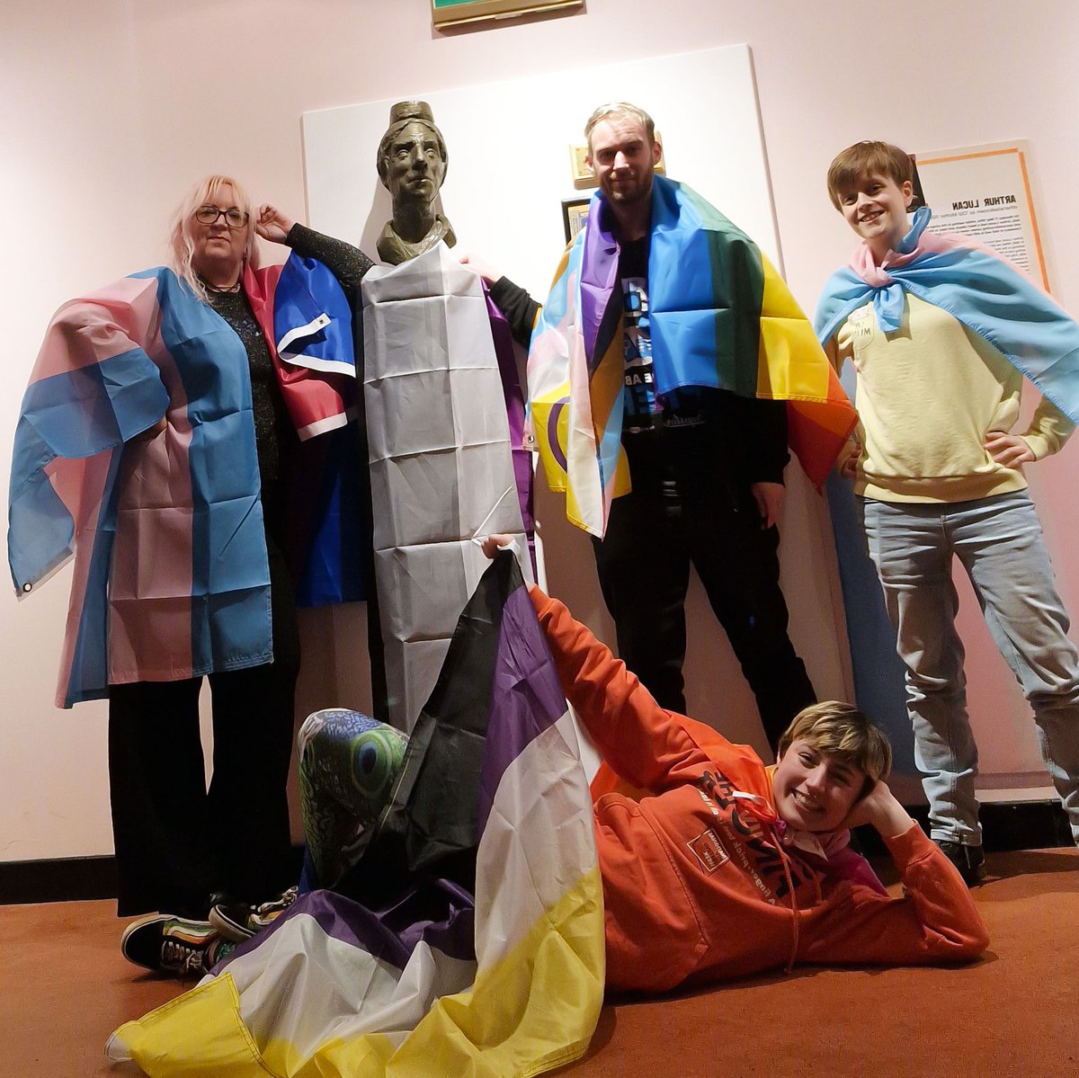 Hull_Museums's tweet photo. It's been a pleasure to work with our friends @HullMesmac to explore our collections on display for LGBTQ+ History Month.
We first started working with MESMAC at the start of our #PrideInOurCity project and we continue to be excited about what is next! #Ace_Supported #LGBTplusHM https://t.co/XIMTarpOAK