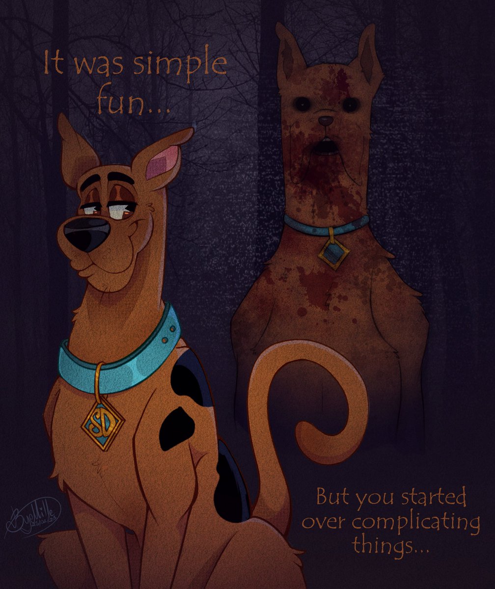 It was simple fun…
Art inspired by <a href="/AvoAnimations/">Avocado Animations</a> short film 
#ScoobyDoo #velmameetstheoriginalvelma