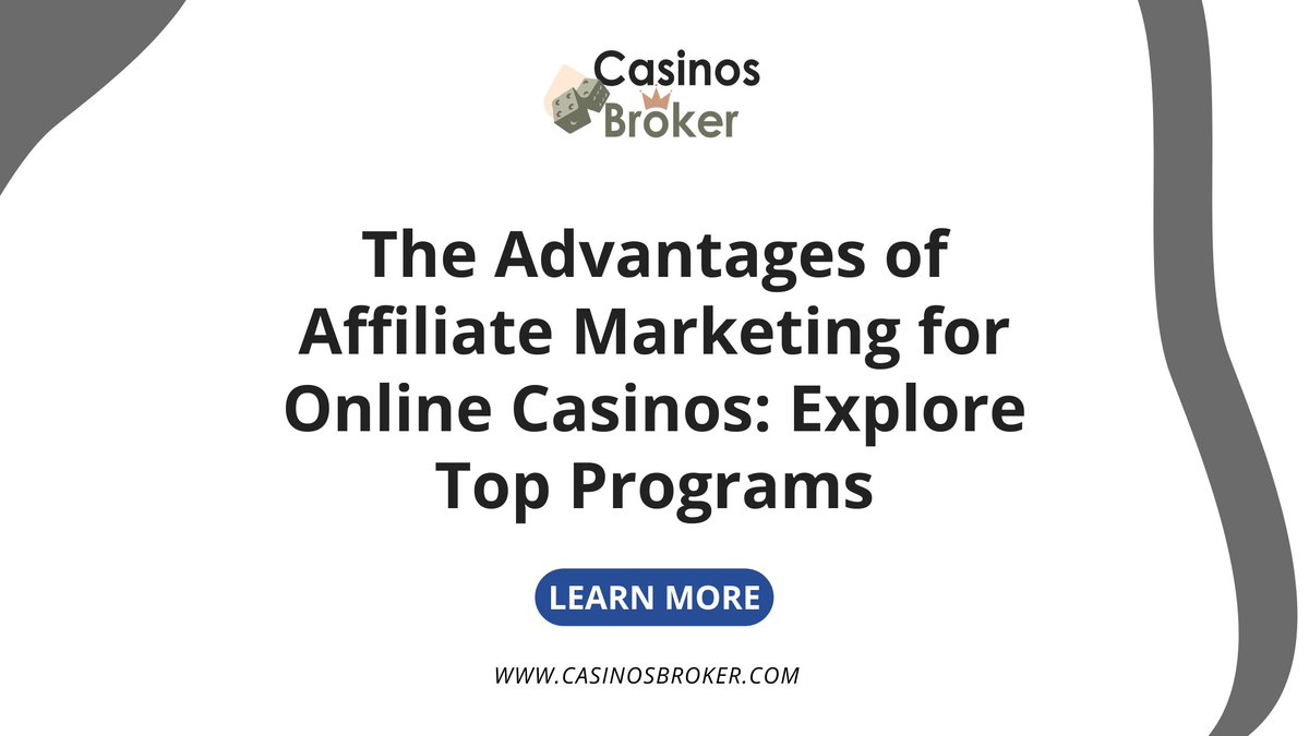CasinosBroker's tweet photo. The Advantages of Affiliate Marketing for Online Casinos: Explore Top Programs https://t.co/PdcphVbTz5 #affiliateprogram #casino #igaming #topprograms #affiliatemarketing https://t.co/9ooD6sH6q1
