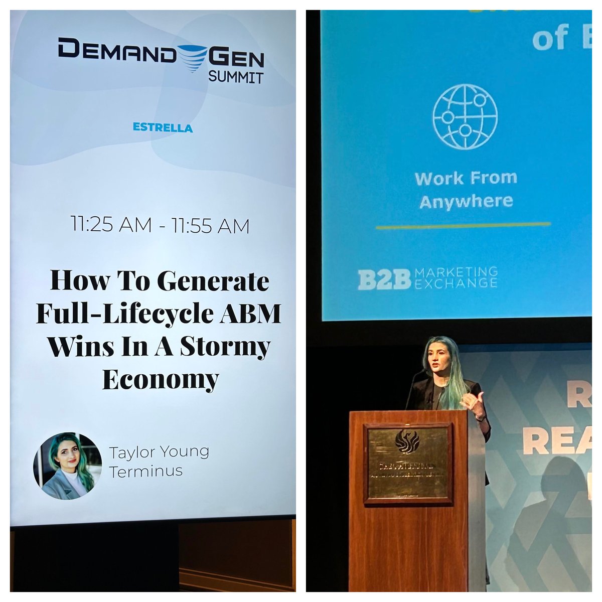 Pro-tip: if you're in Scottsdale and missed Taylor Young's ABM strategy session at #B2BMX today, snag yourself a 15-minute appointment at the Terminus booth to talk one of the most strategic ABM marketers in the game. 

Avoid FOMO here: terminus.com/b2bmx-2023/