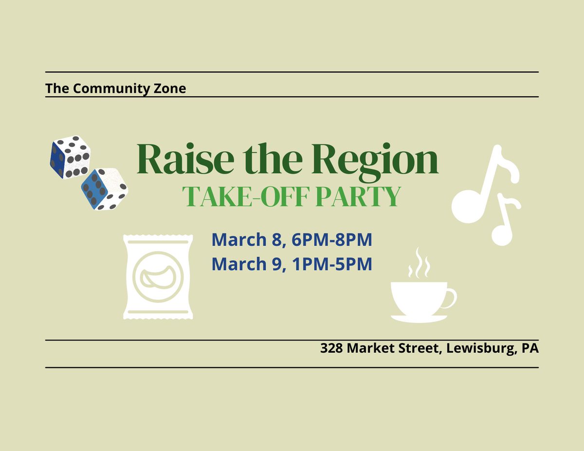 CommUnityZonePA's tweet image. Hope to see you there!!