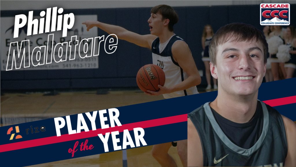 Cascade Conference (@cccsports) on Twitter photo Congratulations to <a href="/EOUAthletics/">EOU Athletics</a>' Phillip Malatare on winning the 2022-23 Rize Laboratory CCC Men's Basketball Player of the Year! Congratulations to <a href="/EOUAthletics/">EOU Athletics</a>' Phillip Malatare on winning the 2022-23 Rize Laboratory CCC Men's Basketball Player of the Year!